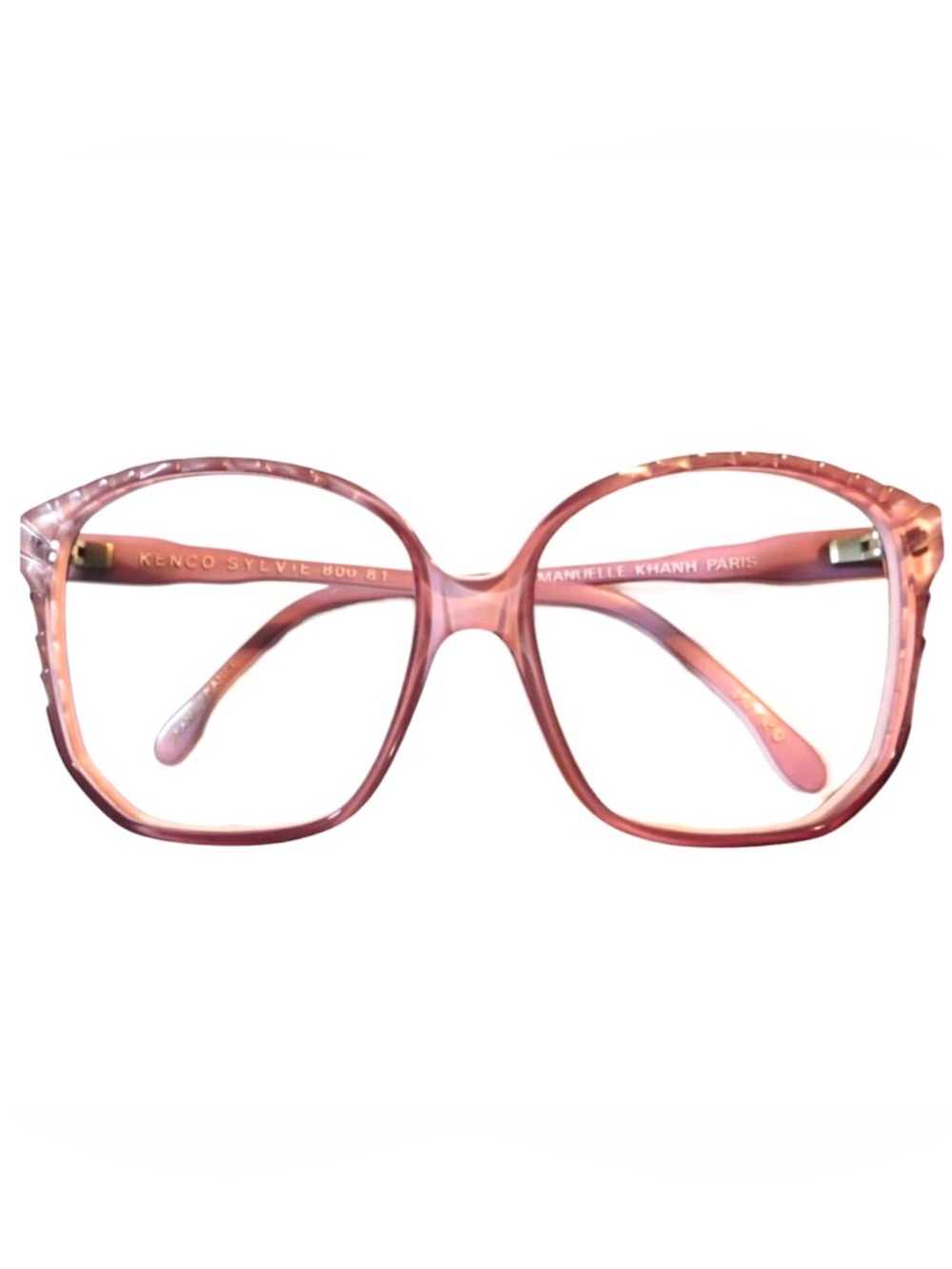Vintage EMANUELLE KHANH Frames Eyeglasses or Sunglasses, Mauve Pink Color New